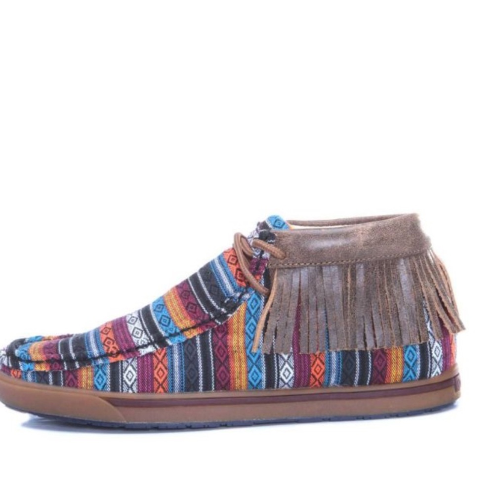 Twisted X Serape Fringe Chukka Shoes